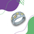 Anillo plata y oro A27
