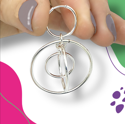 Aros Argolla de plata 925 N123