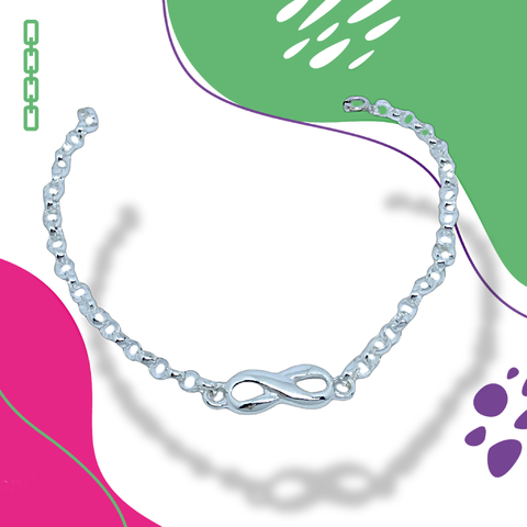Pulsera con Centro Plata 925 N17