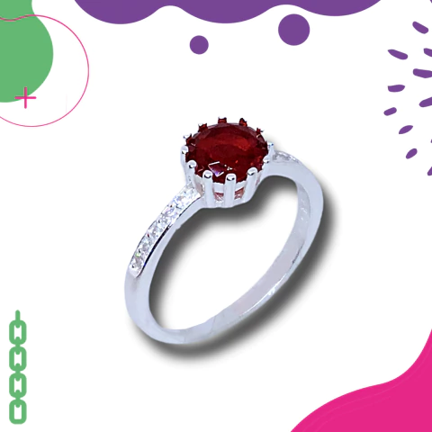 Anillo plata italiana N120