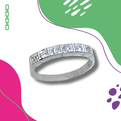 ANILLO plata 925 N144