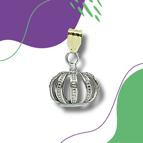 Dije plata y oro D87