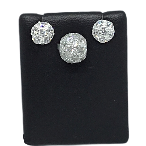 Conjunto de dije y aros N10