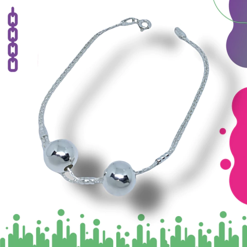 Pulsera con Dijes Plata 925 N43