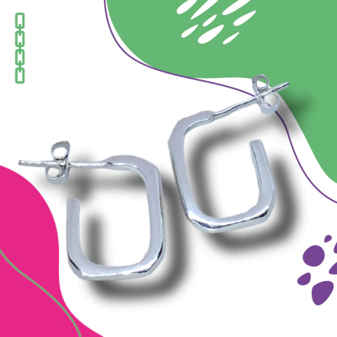 Aros plata 925 N222