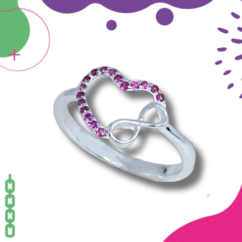 Anillo plata italiana N109