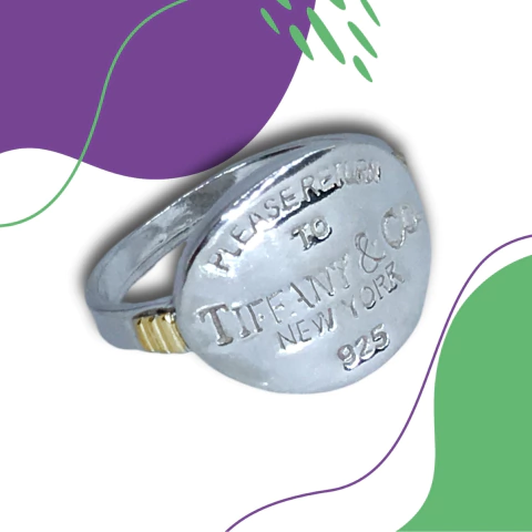 Anillo plata y oro A36