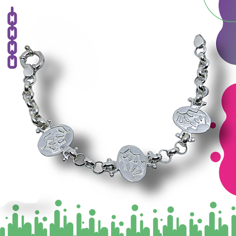 Pulsera con Dijes Plata 925 N39