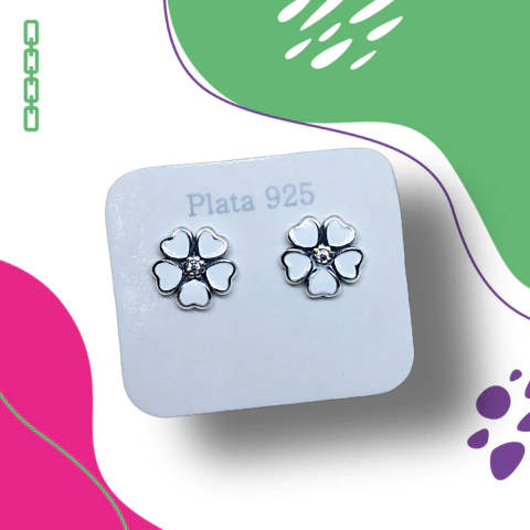 Aros plata italiana 925 N69