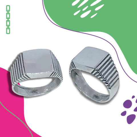 ANILLO plata 925 A438