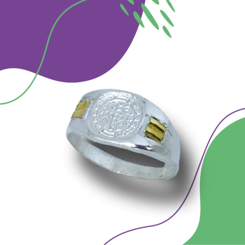 Anillo plata y oro A539 - comprar online