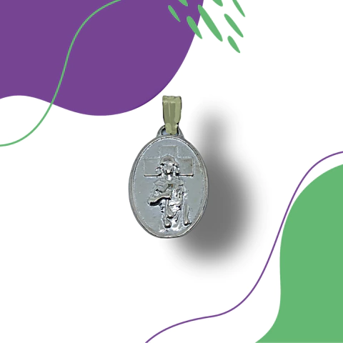 Dije plata y oro D62