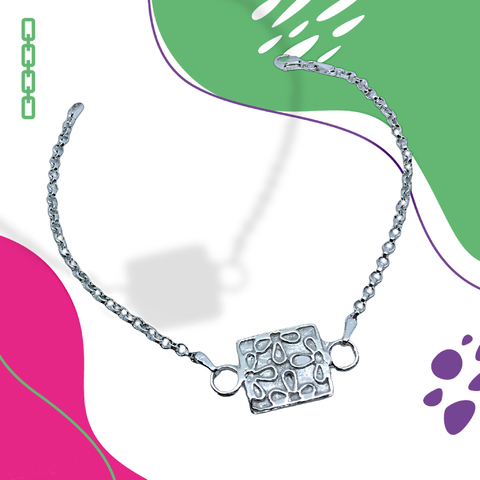 Pulsera con Centro Plata 925 N20