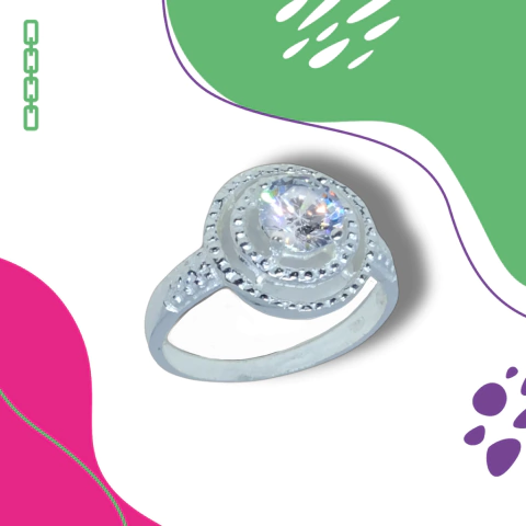 ANILLO plata 925 A139