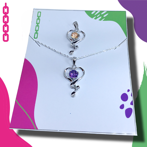 Collar de plata italiana 925 Con Dije N225