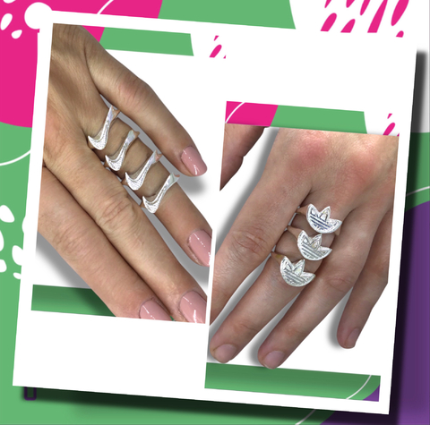 COMBO #36 ANILLOS DE DE PLATA - comprar online