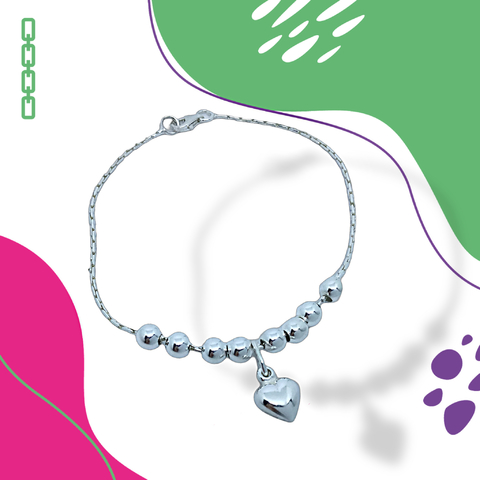 Pulsera con Dijes Plata 925 N35