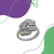 Anillo plata y oro A54