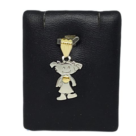 Dije plata y oro N1 Nena