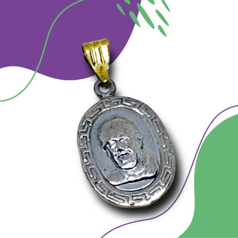 Dije plata y oro D79 - comprar online