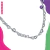 Collar plata italiana Corazon