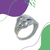 COMBO 24 (ANILLOS DE PLATA 925 y ORO) en internet