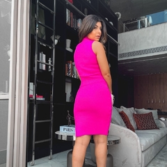 Vestido Tricot Modal Canelado na internet