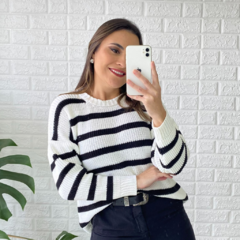 Blusa Tricot Ampla Fang Listras na internet