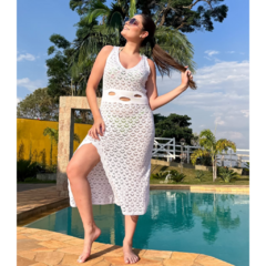 Saída de Praia Vestido Rendada