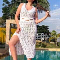 Saída de Praia Vestido Rendada - comprar online