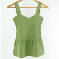 Blusa Tricot Modal Peplum