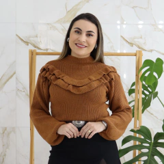 Imagem do Blusa Tricot Modal Babados
