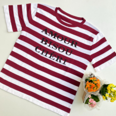 T-shirt Tricot Modal Listras - loja online