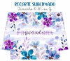 Recorte Sublimado P, M ou G - Professora Floral 01