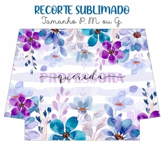 Recorte Sublimado P, M ou G - Professora Floral 01
