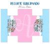 Recorte Sublimado Mini Box - Alegria de Professora 01