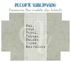 Recorte Sublimado Necessaire Box (modelo alça lateral) - Pais 02