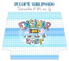 Recorte Sublimado P, M ou G - Alegria de Professora 03