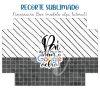 Recorte Sublimado Necessaire Box (modelo alça lateral) - Pais 08