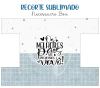 Recorte Sublimado Necessaire Box - Pais 09