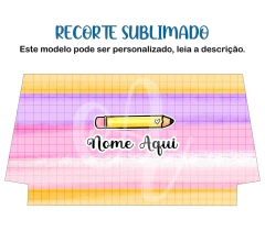 Recorte Sublimado Estojo Flat - Alegria de Professora 12 - comprar online