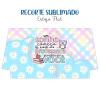 Recorte Sublimado Estojo Flat - Professora Candy Color 13