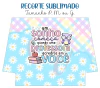 Recorte Sublimado P, M ou G - Professora Candy Color 13