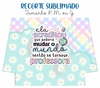 Recorte Sublimado P, M ou G - Professora Candy Color 15
