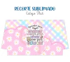 Recorte Sublimado Estojo Flat - Professora Candy Color 16