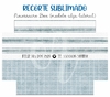 Recorte Sublimado Necessaire Box (modelo alça lateral) - Pais 17
