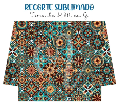 Recorte Sublimado P, M ou G - Mandala 20