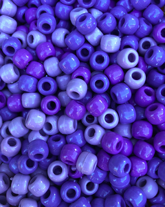 50 miçangas Mix - Roxo