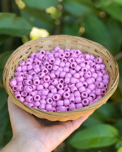 50 miçangas - Rosa Bebê