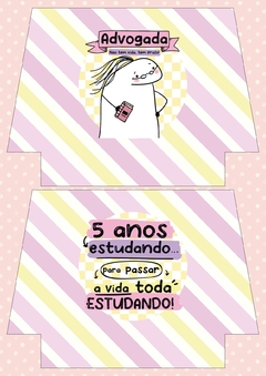 Recorte Sublimado - Flork Advogada Rosa - comprar online